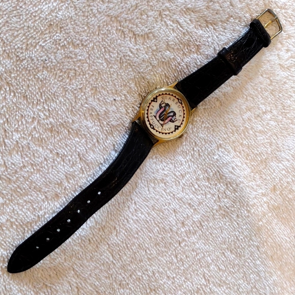 VINTAGE Starbucks leather watch - Picture 2 of 6